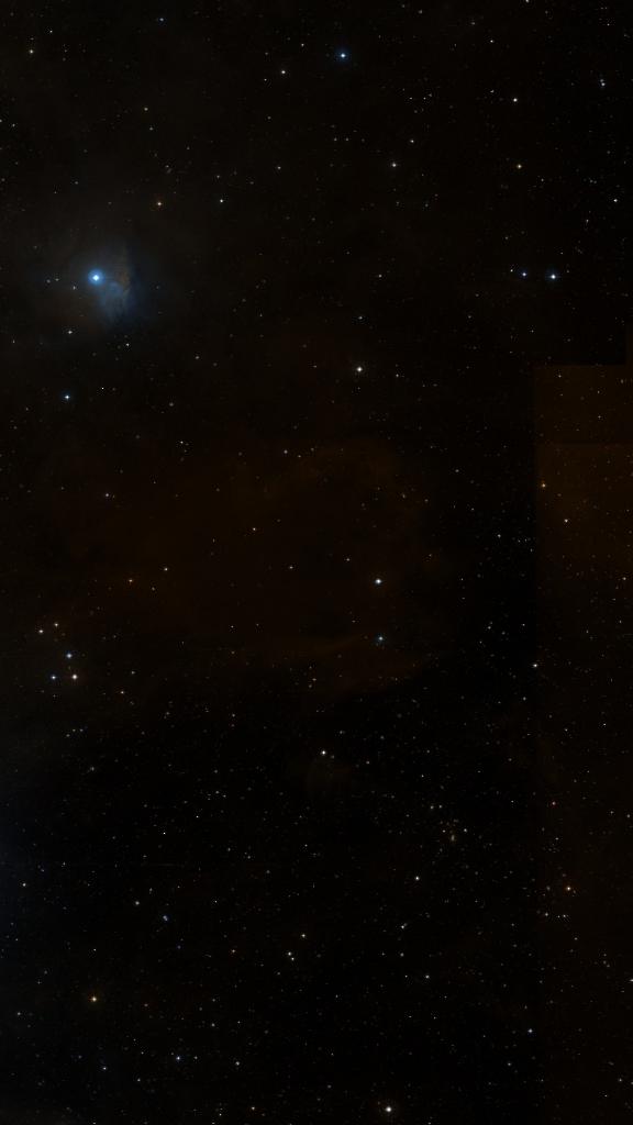 Le ciel autour de Sh2-265, cadré au champ de Seestar S30 Pro