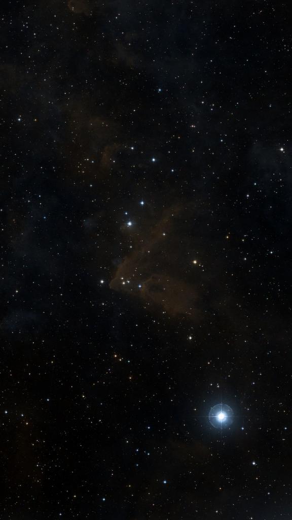 Le ciel autour de Sh2-278, cadré au champ de Seestar S30 Pro