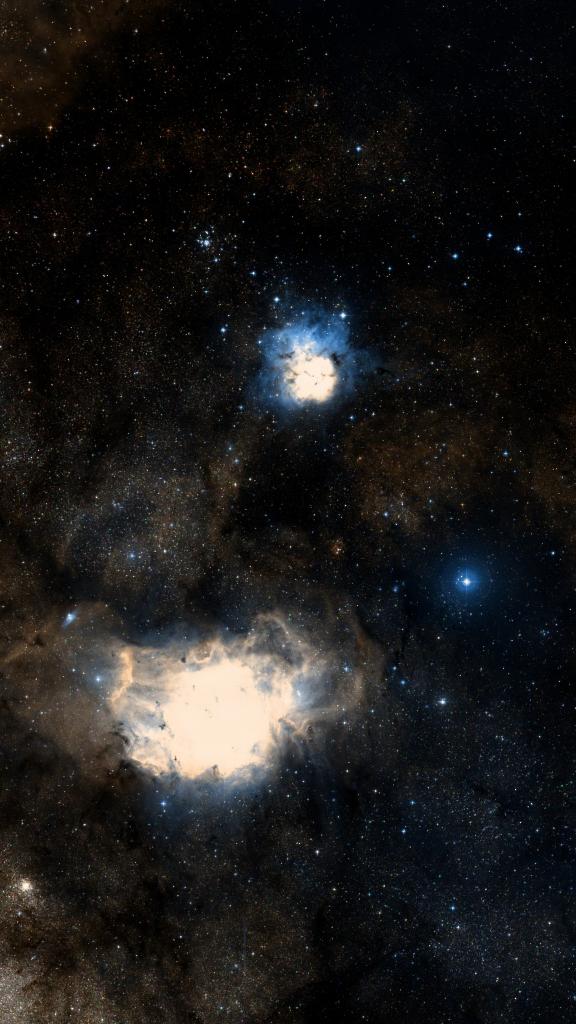 Le ciel autour de Sh2-28, cadré au champ de Seestar S30 Pro