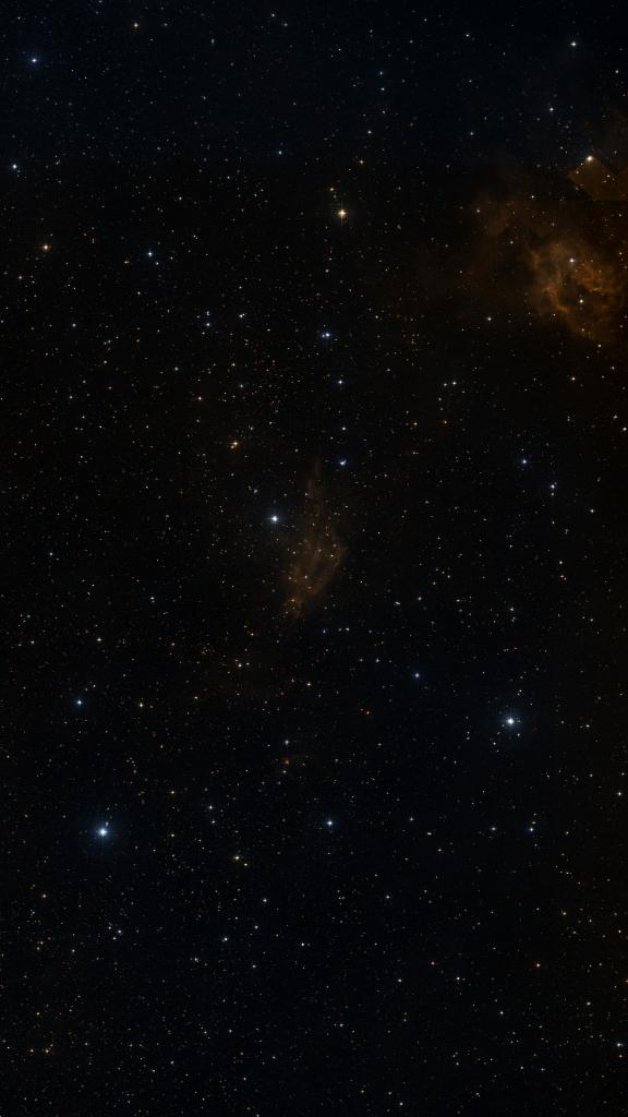 Le ciel autour de Sh2-282, cadré au champ de Seestar S30 Pro