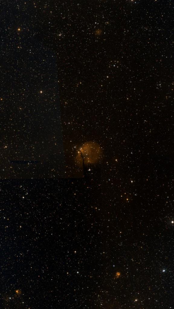 Le ciel autour de Sh2-302, cadré au champ de Seestar S30 Pro