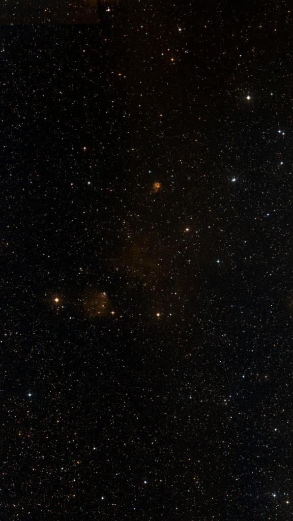 Le ciel autour de Sh2-306, cadré au champ de Seestar S30 Pro