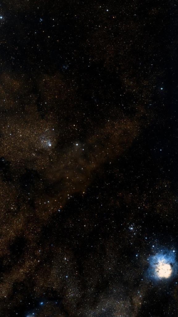 Le ciel autour de Sh2-34, cadré au champ de Seestar S30 Pro
