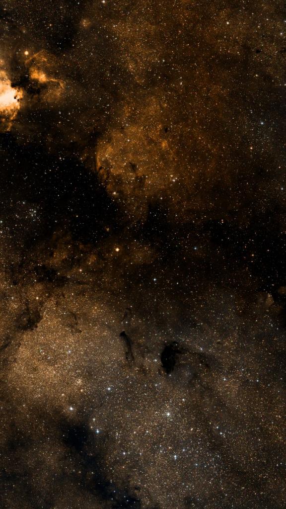 Le ciel autour de Sh2-43, cadré au champ de Seestar S30 Pro