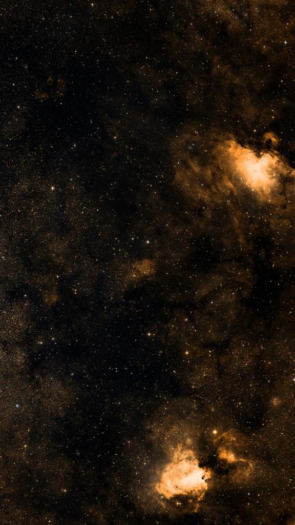 Le ciel autour de Sh2-48, cadré au champ de Seestar S30 Pro