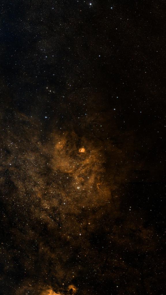 Le ciel autour de Sh2-54, cadré au champ de Seestar S30 Pro