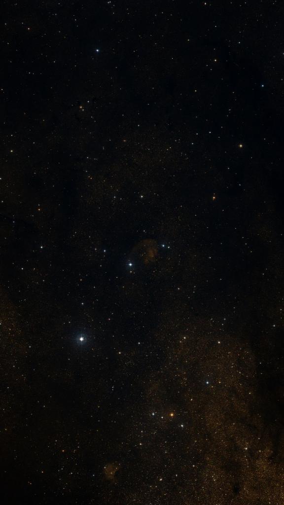 Le ciel autour de Sh2-69, cadré au champ de Seestar S30 Pro