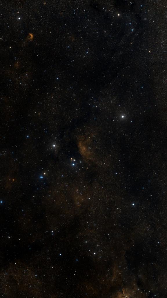 Le ciel autour de Sh2-88, cadré au champ de Seestar S30 Pro