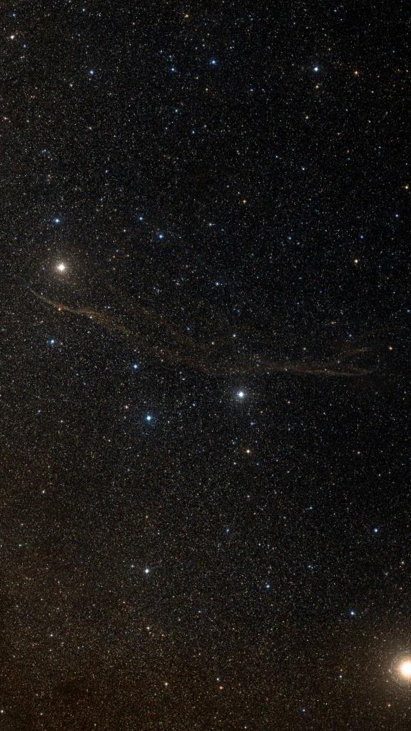 Le ciel autour de Sh2-91, cadré au champ de Seestar S30 Pro