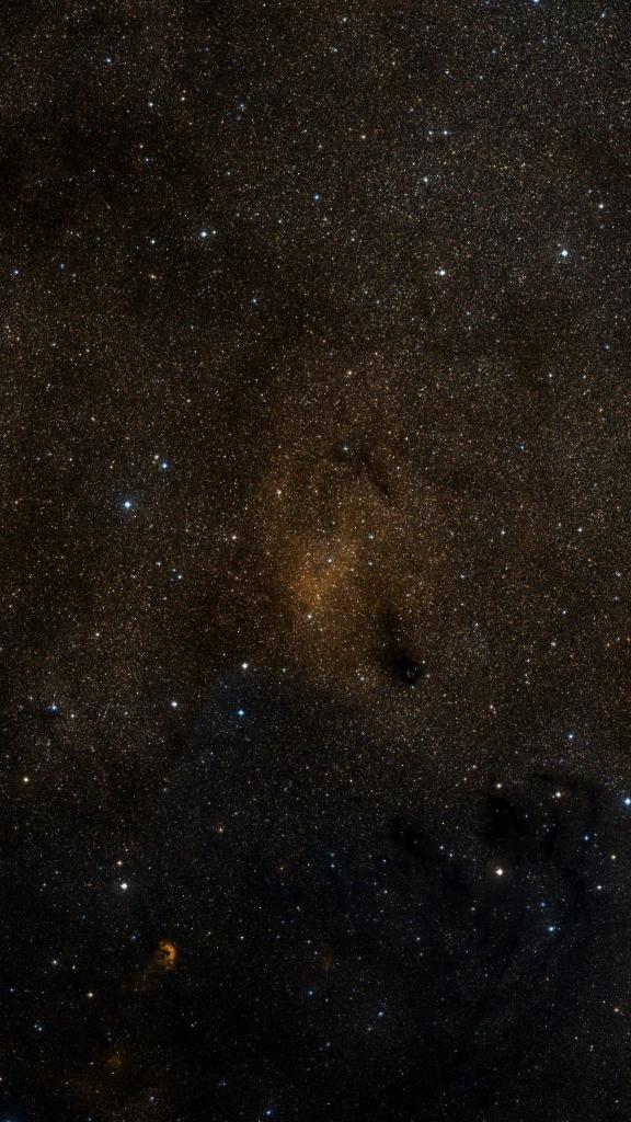 Le ciel autour de Sh2-92, cadré au champ de Seestar S30 Pro