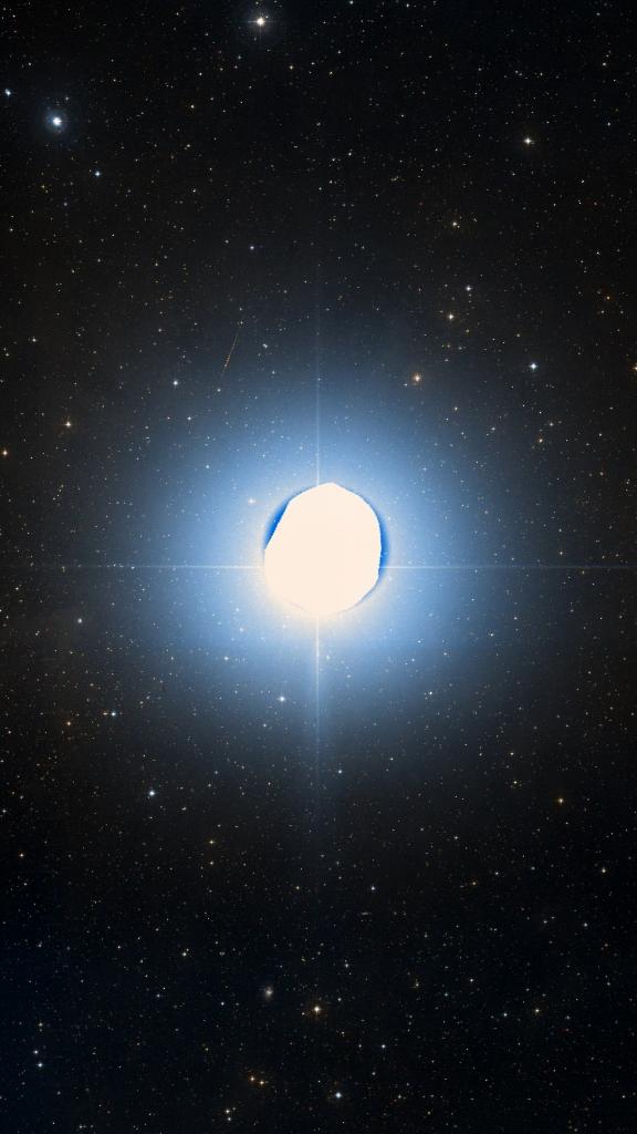 Le ciel autour de Sirius, cadré au champ de Seestar S30 Pro
