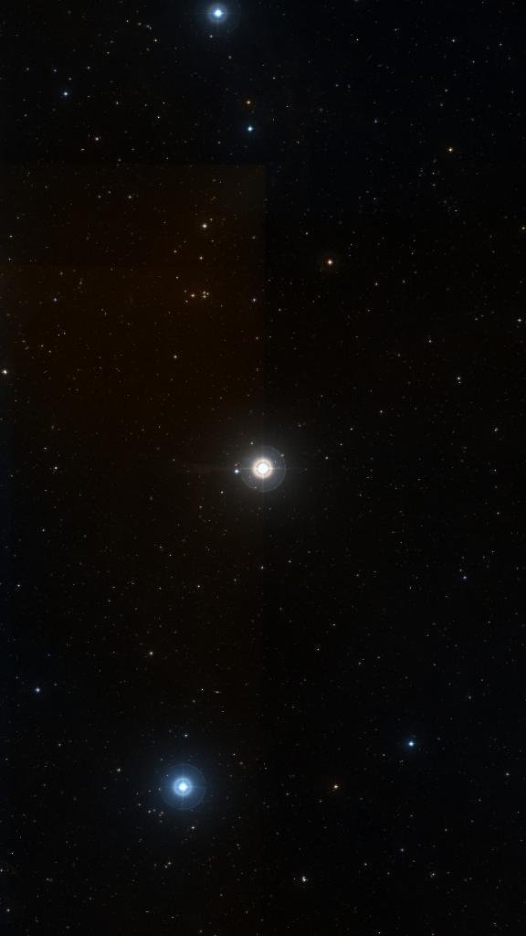 Le ciel autour de Tabit, cadré au champ de Seestar S30 Pro