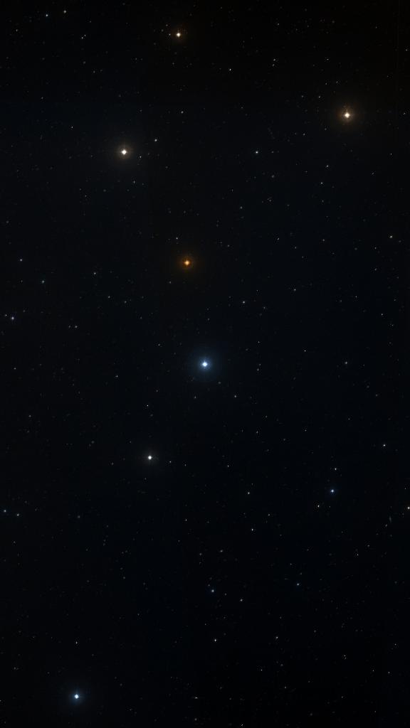Le ciel autour de Taiyi, cadré au champ de Seestar S30 Pro