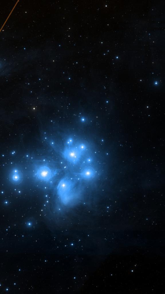 Le ciel autour de Taygeta, cadré au champ de Seestar S30 Pro