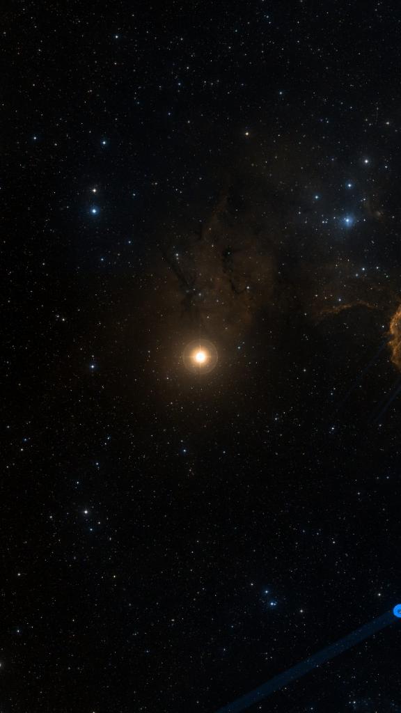 Le ciel autour de Tejat, cadré au champ de Seestar S30 Pro