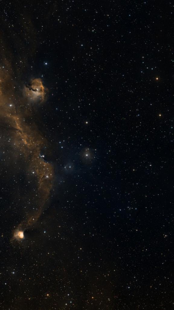 Le ciel autour de VdB 88, cadré au champ de Seestar S30 Pro