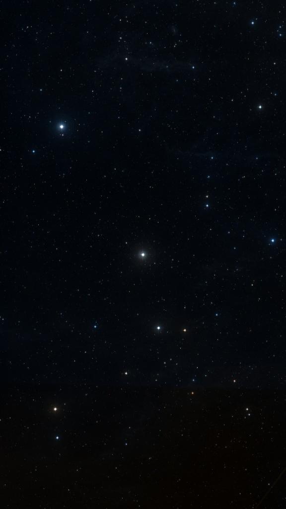 Le ciel autour de Veritate, cadré au champ de Seestar S30 Pro