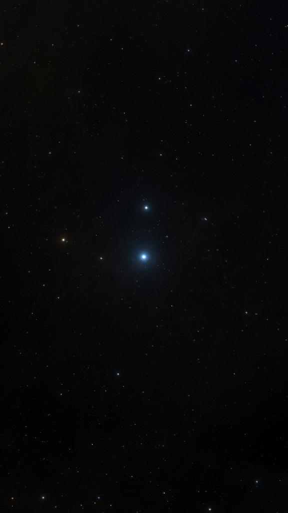 Le ciel autour de Yildun, cadré au champ de Seestar S30 Pro