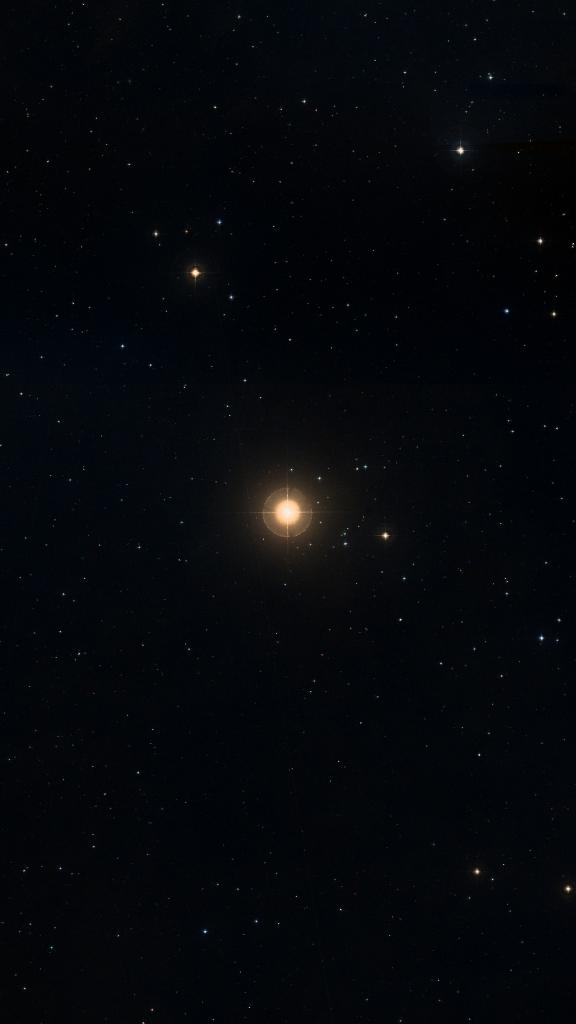 Le ciel autour de Zaurak, cadré au champ de Seestar S30 Pro