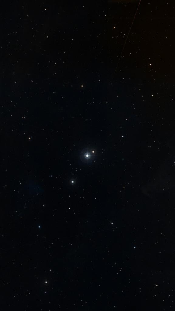 Le ciel autour de Zibal, cadré au champ de Seestar S30 Pro